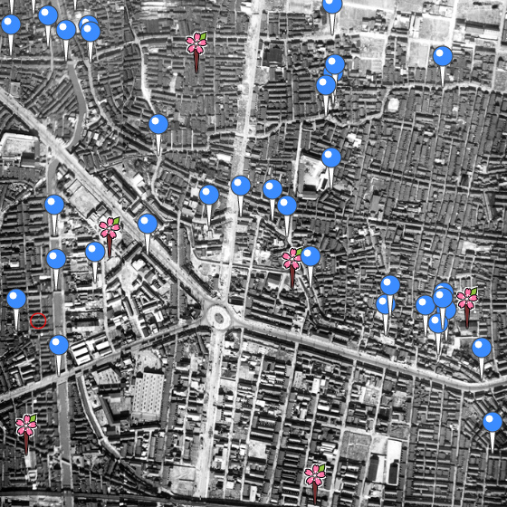 Historical Map – Higashinari Ward, Osaka City