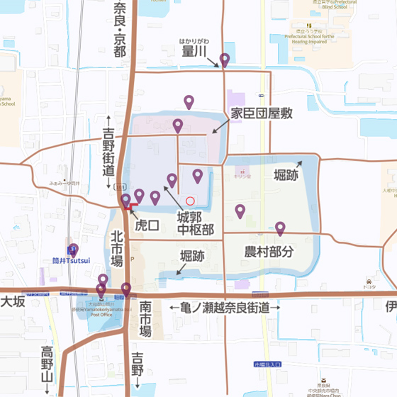 Historical Map - Tsutsui Castle