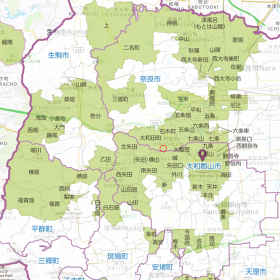 Historical Map - Yamato-Koriyama